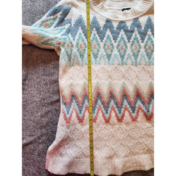 Talbots Women's Large Aztec Print Sweater - Picture 6 of 10